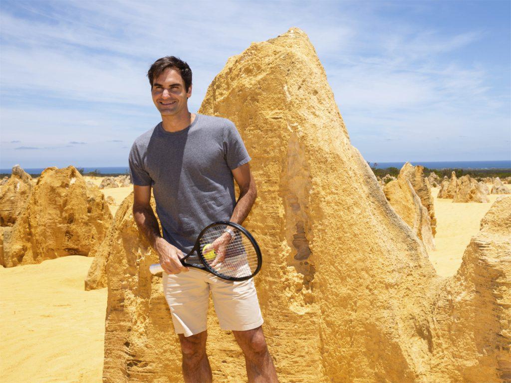 Federer racheta