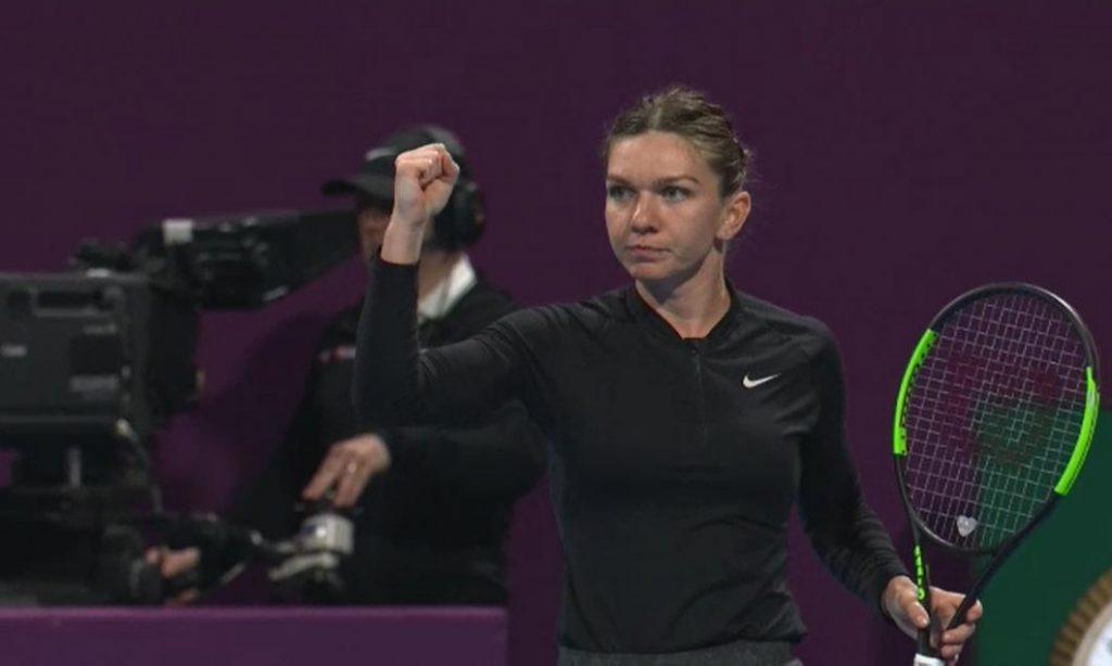 Halep meci Doha