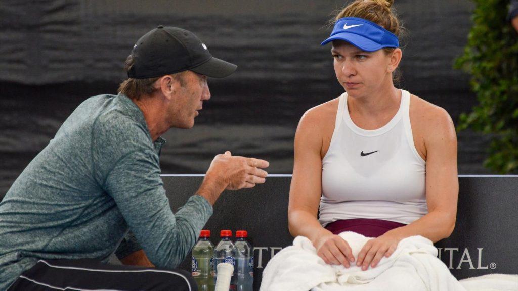Simona Halep şi Darren Cahill