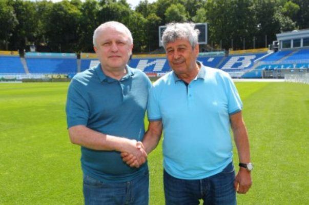 Mircea Lucescu alături de Igor Surkis