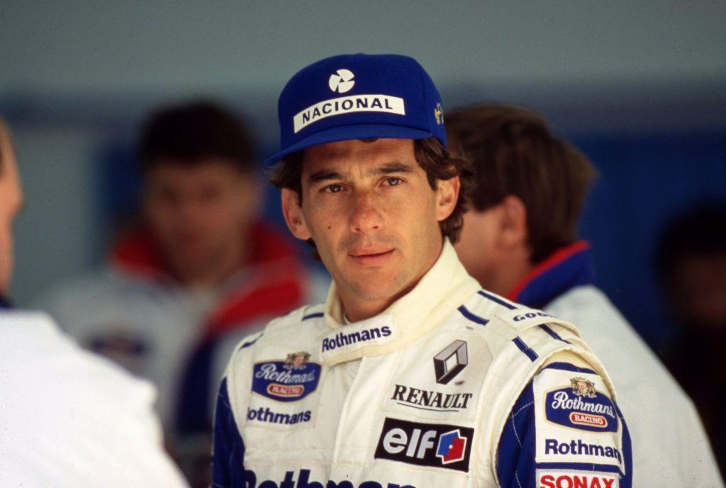 firo: Formula 1, season 1994 Sport, Motorsport, Formula 1, archive, archive images Team Williams Renault Ayrton Senna, went to Williams as the three-time Formula 1 World Champion for the 1994 season, in the first two races he had a technical defect and an