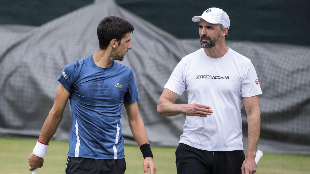 Novak Djokovic și Goran Ivanisevic