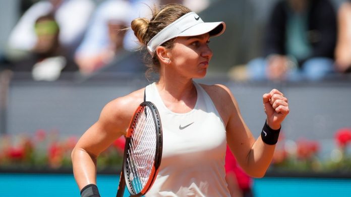 Halep bucurie Madrid
