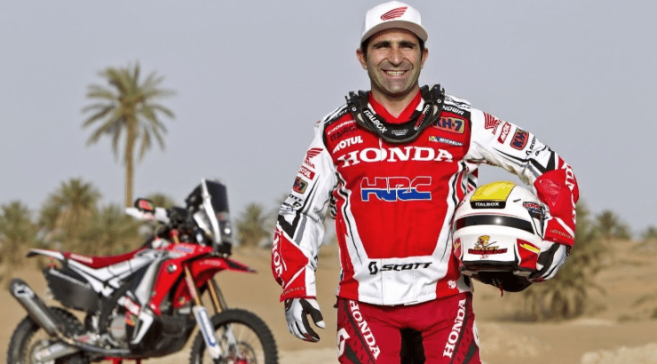pilotul portughez de motocros Paulo Goncalves