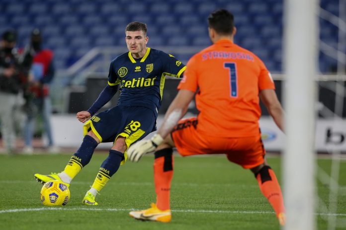 SS Lazio v Parma Calcio, Coppa Italia, football, Olympic Stadium, Rome, Italy - 21 Jan 2021