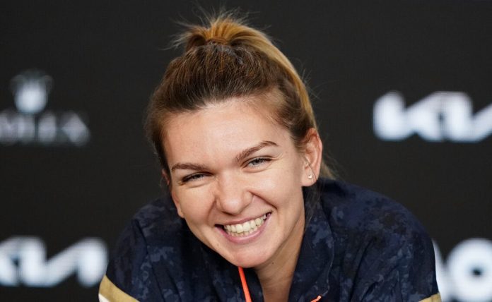 Simona Halep Happy