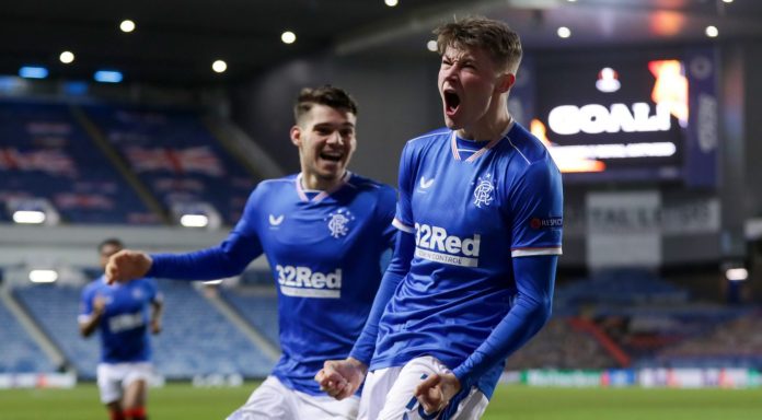 Rangers v Royal Antwerp, UEFA Europa League Round of 32 2nd Leg, Football, Ibrox Stadium, Glasgow, Scotland, UK - 25 Feb 2021