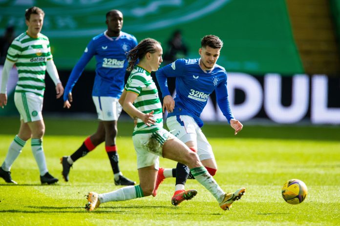 Celtic v Rangers, Scottish Premiership, Football, Celtic Park, Glasgow, Scotland, UK - 21 Mar 2021