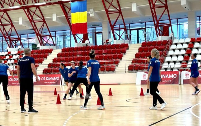 antrenament nationala feminina de handbal a Romaniei (1)