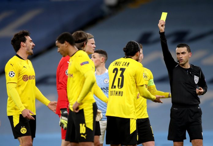 Manchester City v Borussia Dortmund - UEFA Champions League - Quarter Final - First Leg - Etihad Stadium